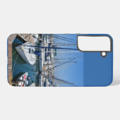 Kust Galaxy Case Witte Jachten Samsung Galaxy Hoesje (Achterkant horizontaal)
