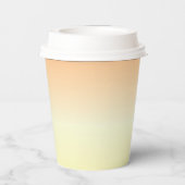 Kust Gele Zeemeermin Cowgirl Summer Party Papieren Bekers (Achterkant)