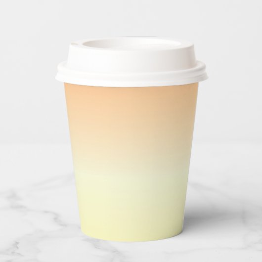 Kust Gele Zeemeermin Cowgirl Summer Party Papieren Bekers (Achterkant)