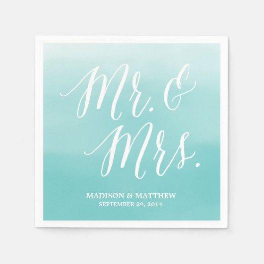 kust | Gepersonaliseerde papieren servetten (Voorkant)