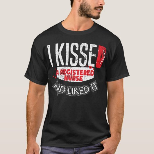 Kust Geregistreerde verpleegster RN echtgenoot ech T-shirt (Voorkant)