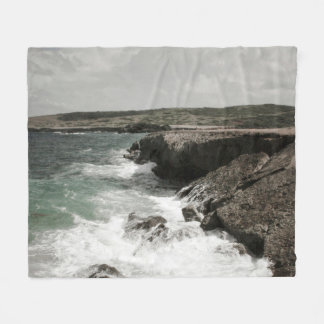 Kust golvende golven fleece deken