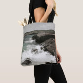 Kust golvende golven tote bag (Dichtbij)