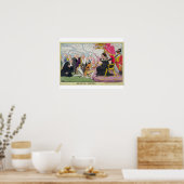 Kust Hands, gepubliceerd in 1827 (kleurenlitho) Poster (Keuken)