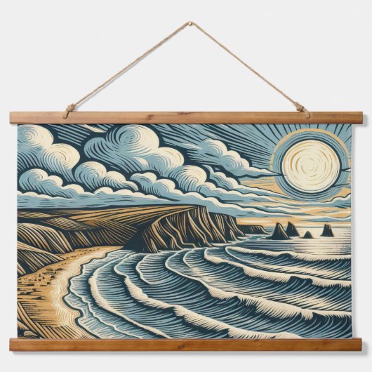 Kust Hangend Wandkleed (Voorkant)