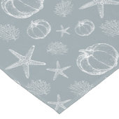 Kust Herfst Pompoen Seashell Korte Tafelloper (Hoek)