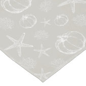 Kust Herfst Pompoen Seashell Korte Tafelloper (Hoek)