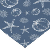 Kust Herfst Pompoen Seashell Korte Tafelloper (Hoek)