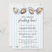 Kust Het gaat om Shucking Time Engagement Party Kaart (Voorkant)