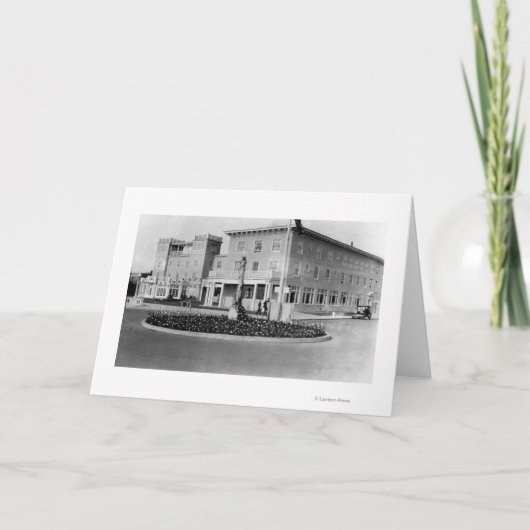 Kust, het Uitzicht van Oregon van de Foto van de Kaart (Voorkant)