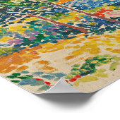 Kust in de Middellandse Zee | Henri-Edmond Cross Poster (Hoek)