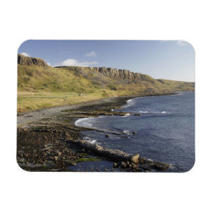 Kust in Duntulm, eiland Skye, Schotland, Verenigd  Magneet