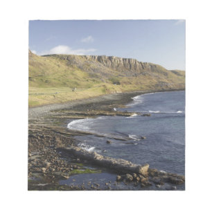 Kust in Duntulm, eiland Skye, Schotland, Verenigd Notitieblok