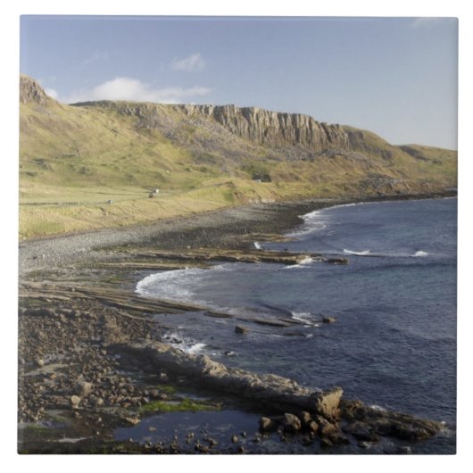 Kust in Duntulm, eiland Skye, Schotland, Verenigd  Tegeltje (Voorkant)