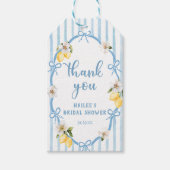 Kust Italiaans Citroen Vrijgezellenfeest Gift Labe Cadeaulabel (Voorkant)