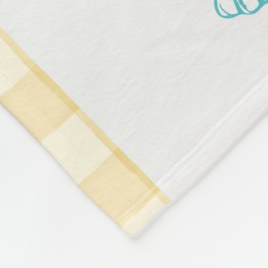 Kust Italiaanse keuken Print | Sorrento Blue Fleece Deken (Hoek)