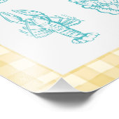 Kust Italiaanse keuken Print | Sorrento Blue Foto Afdruk (Hoek)