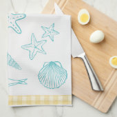 Kust Italiaanse keuken Print | Sorrento Blue Theedoek