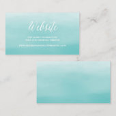 kust | Kaart van de trouwwebsite (Voorkant / Achterkant)