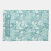 Kust Kerst Bladerbessen Patroon#7 ID1009 Theedoek (Horizontaal)