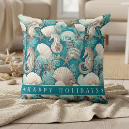 Kust Kerst Bold Zeepaardpatroon#4 ID1009 Kussen