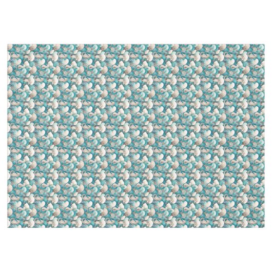 Kust Kerst Bold Zeepaardpatroon#4 ID1009 Tafelkleed (Voorkant (Horizontaal))