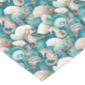 Kust Kerst Bold Zeepaardpatroon#4 ID1009 Tafelkleed (Gekanteld)