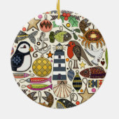 kust kerst decoratie parel (Achterkant)