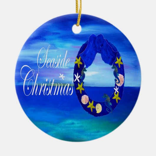 Kust kerst ornament (Voorkant)