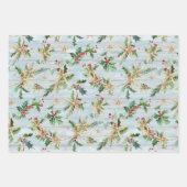 Kust Kerst Tropisch Strand Zeester Blauw Inpakpapier Vel (Voorkant 2)