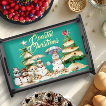Kust Kerst Zand Sneeuwmannen