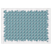 Kust Kerst Zeepaardje & Sneeuwvlokken #13 ID1009 Tafelkleed (Voorkant (Horizontaal))