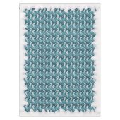 Kust Kerst Zeepaardje & Sneeuwvlokken #13 ID1009 Tafelkleed (Voorkant)