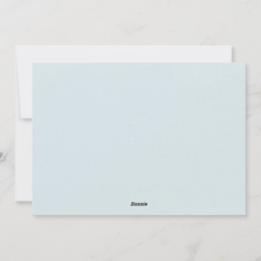 KUST KERSTKAART Tropisch strand zee (Achterkant)