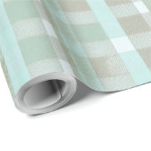 Kust Kerstmis Plaid Patroon # 2 ID1009 Cadeaupapier (Rol Hoek)