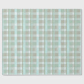 Kust Kerstmis Plaid Patroon # 2 ID1009 Cadeaupapier (Vlak)