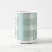 Kust Kerstmis Plaid Patroon # 2 ID1009 Koffiemok (Center)