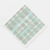 Kust Kerstmis Plaid Patroon # 2 ID1009 Servet (Hoek)
