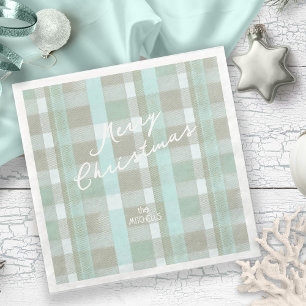 Kust Kerstmis Plaid Patroon # 2 ID1009 Servet