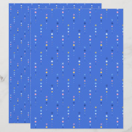 Kust Kobaltblauwe Zeester Scrapbook Papier