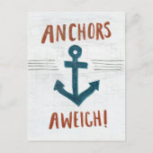 Kust Kunst | verankert weg Briefkaart (Voorkant)