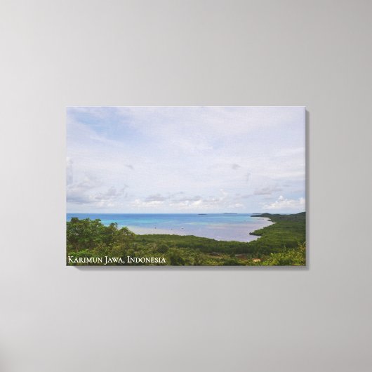 Kust Landschap Reizen Fotografie Canvas Afdruk (Voorkant)