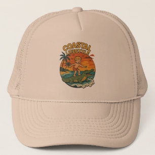 Kust Levensstijl Alligator Surfer   Retro Strand Trucker Pet