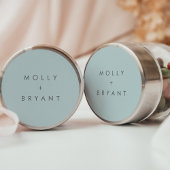 Kust Licht Blauw Huwelijksgunst Ronde Sticker