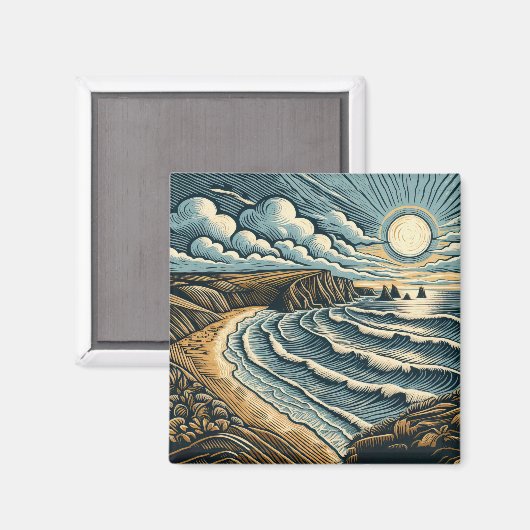 Kust Magneet (Voorkant / Achterkant)