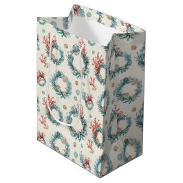 Kust Mariene Vintage Kerstkrans Patroon Medium Cadeauzakje
