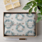 Kust Mariene Vintage Kerstkrans Patroon Tissuepapier (Geschenk)