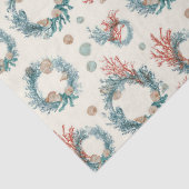 Kust Mariene Vintage Kerstkrans Patroon Tissuepapier (Detail)