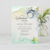 Kust Maryland Krab repetitie diner Kaart (Staand voorkant)