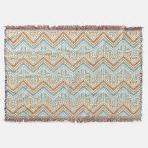 Kust Maze Waterverf Aqua & Terracotta